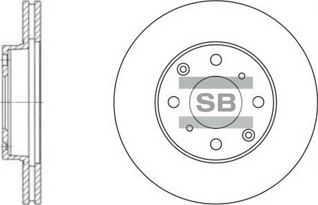 Hi-Q SD4104 - Brake Disc autospares.lv