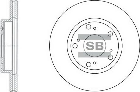 Hi-Q SD4102 - Brake Disc autospares.lv