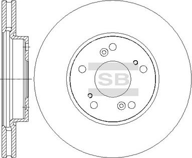 Hi-Q SD4116 - Brake Disc autospares.lv