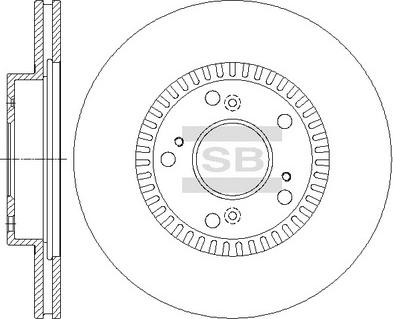 Brembo 09A45510 - Brake Disc autospares.lv