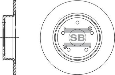 Hi-Q SD4111 - Brake Disc autospares.lv