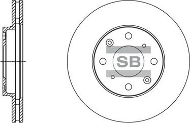 Hi-Q SD4113 - Brake Disc autospares.lv