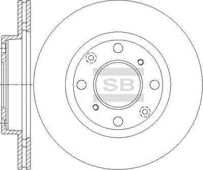 Hi-Q SD4131 - Brake Disc autospares.lv