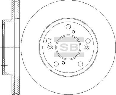 Hi-Q SD4125 - Brake Disc autospares.lv