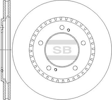 Hi-Q SD4809 - Brake Disc autospares.lv