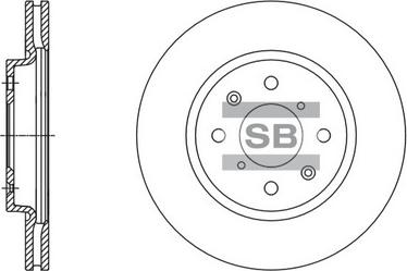 Hi-Q SD4804 - Brake Disc autospares.lv