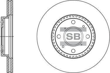 Hi-Q SD4803 - Brake Disc autospares.lv