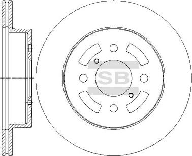 Hi-Q SD4807 - Brake Disc autospares.lv