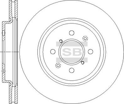 Hi-Q SD4816 - Brake Disc autospares.lv