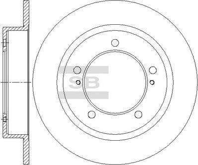 Hi-Q SD4813 - Brake Disc autospares.lv