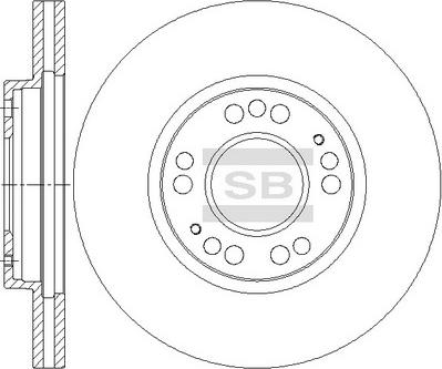 Hi-Q SD4342 - Brake Disc autospares.lv