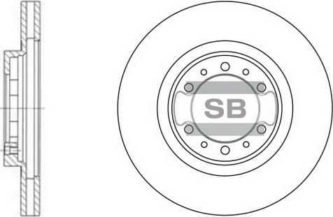 Hi-Q SD4305 - Brake Disc autospares.lv