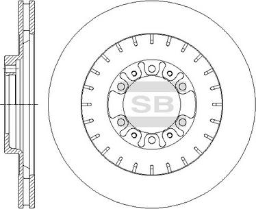 Hi-Q SD4322 - Brake Disc autospares.lv