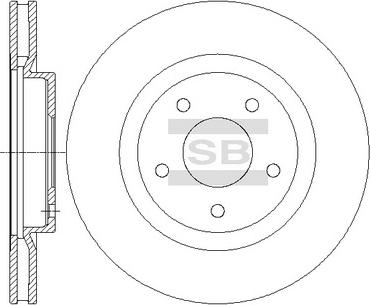 Hi-Q SD4240 - Brake Disc autospares.lv