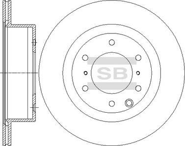 Hi-Q SD4248 - Brake Disc autospares.lv