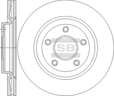 Hi-Q SD4258 - Brake Disc autospares.lv