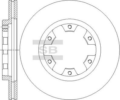 Hi-Q SD4267 - Brake Disc autospares.lv