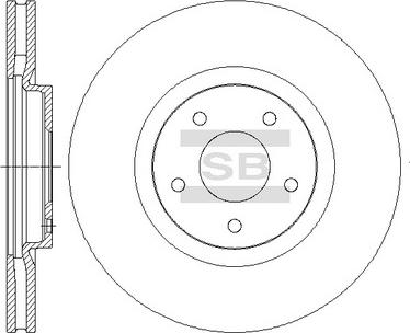 Hi-Q SD4239 - Brake Disc autospares.lv