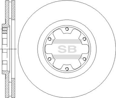 Hi-Q SD4230 - Brake Disc autospares.lv