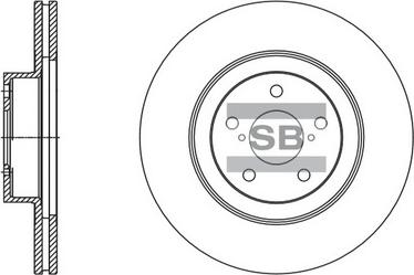 Hi-Q SD4703 - Brake Disc autospares.lv