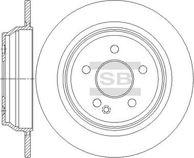 Hi-Q SD5440 - Brake Disc autospares.lv