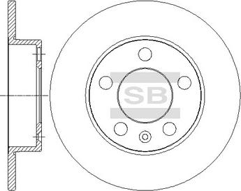 Hi-Q SD5402 - Brake Disc autospares.lv