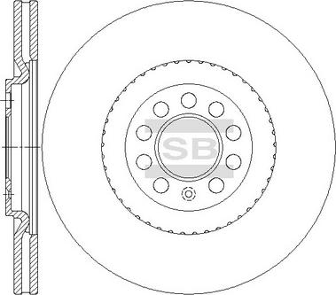 Hi-Q SD5439 - Brake Disc autospares.lv