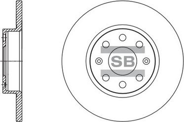 Hi-Q SD5504 - Brake Disc autospares.lv