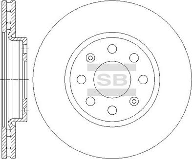 Hi-Q SD5505 - Brake Disc autospares.lv