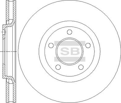 Hi-Q SD5525 - Brake Disc autospares.lv