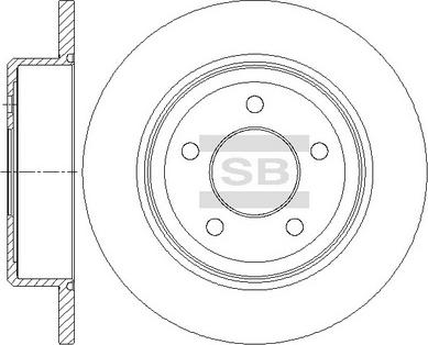 Hi-Q SD5526 - Brake Disc autospares.lv