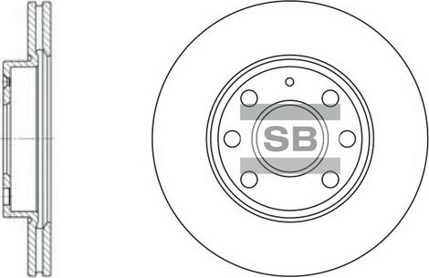 Hi-Q SD5102 - Brake Disc autospares.lv