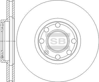 Hi-Q SD5107 - Brake Disc autospares.lv