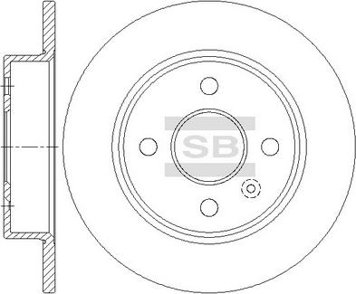 Hi-Q SD5117 - Brake Disc autospares.lv