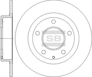 Hi-Q SD5301 - Brake Disc autospares.lv