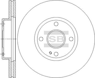 Hi-Q SD5333 - Brake Disc autospares.lv