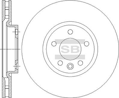 Hi-Q SD5704 - Brake Disc autospares.lv