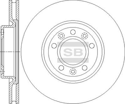 Hi-Q SD6008 - Brake Disc autospares.lv