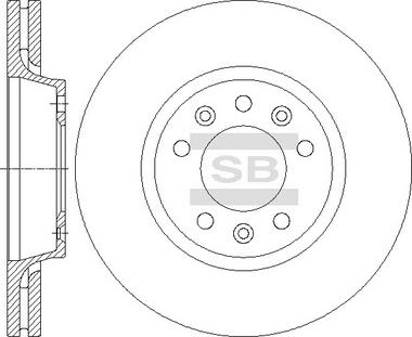 Hi-Q SD6003 - Brake Disc autospares.lv