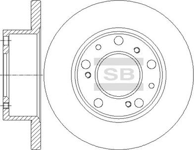 Hi-Q SD6002 - Brake Disc autospares.lv