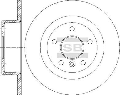 Hi-Q SD6201 - Brake Disc autospares.lv