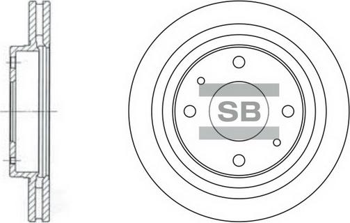 Hi-Q SD1045 - Brake Disc autospares.lv