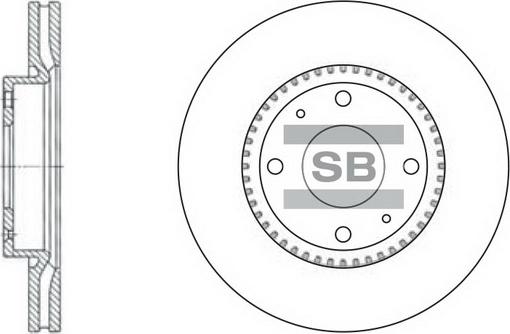 Hi-Q SD1046 - Brake Disc autospares.lv