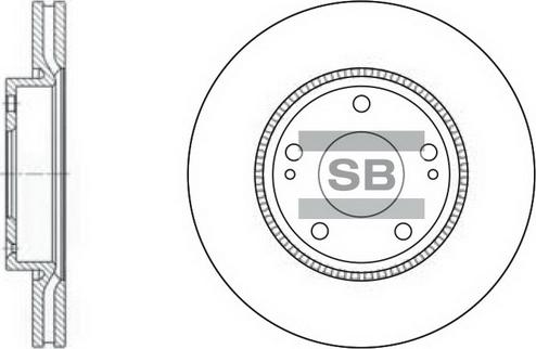 Hi-Q SD1048 - Brake Disc autospares.lv