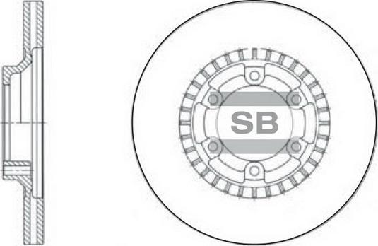 Hi-Q SD1059 - Brake Disc autospares.lv