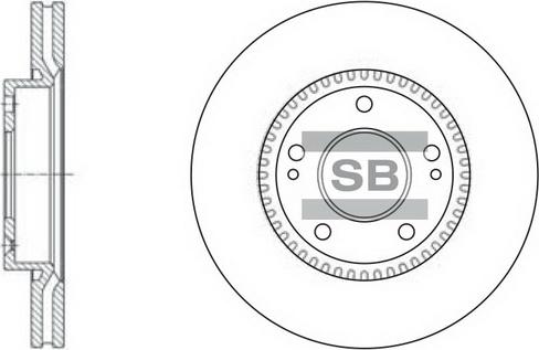 Hi-Q SD1056 - Brake Disc autospares.lv