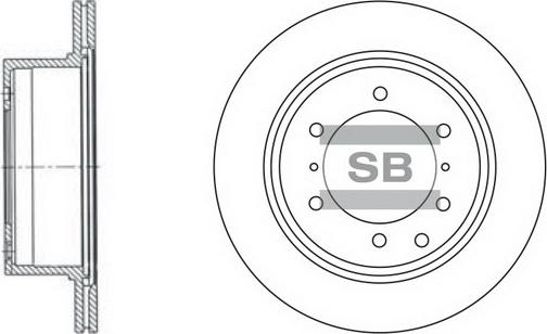 Hi-Q SD1050 - Brake Disc autospares.lv