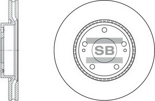 Hi-Q SD1051 - Brake Disc autospares.lv