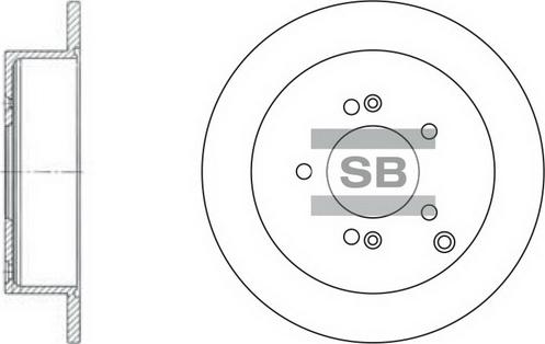 Oyodo 40H0507-OYO - Brake Disc autospares.lv