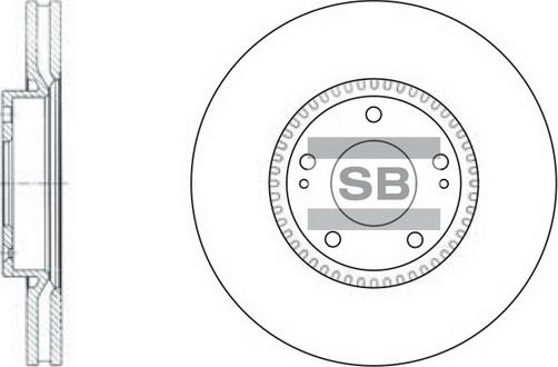 Hi-Q SD1069 - Brake Disc autospares.lv